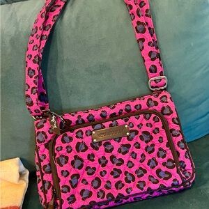 Vera Bradley Triple Zip Hipster – Kiss Me Kitty (Retired Pattern!)